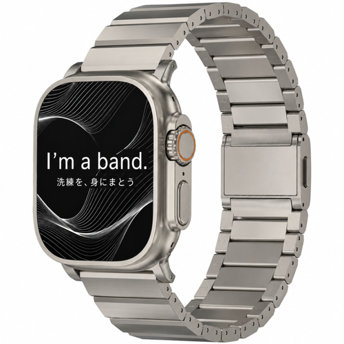 Titanium Band for Apple Watch Ultra(42mm-49mm)【予約販売商品7月中旬発送予定】
