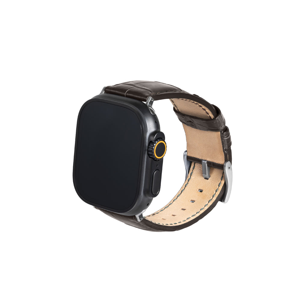 [HAGAN]Crocodile Leather Watchband
