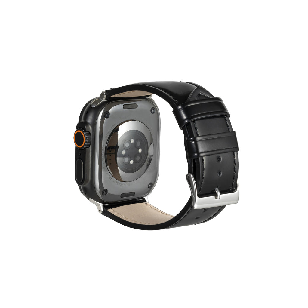 [HAGAN]Antique Glass Leather Watchband