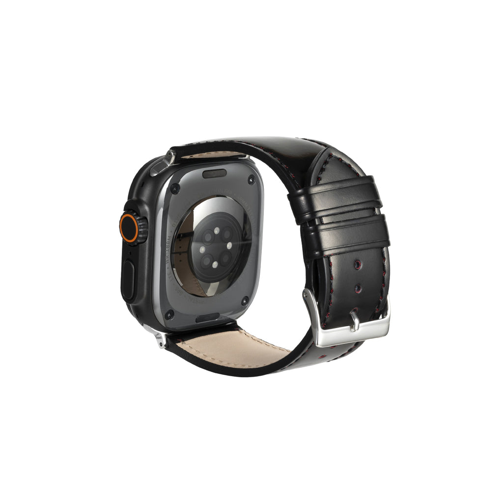 [HAGAN]Antique Glass Leather Watchband