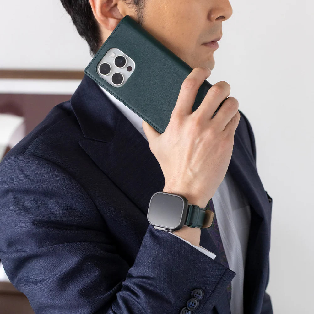 [HAGAN]Mastrotto Smooth leather Watchband Apple Watch