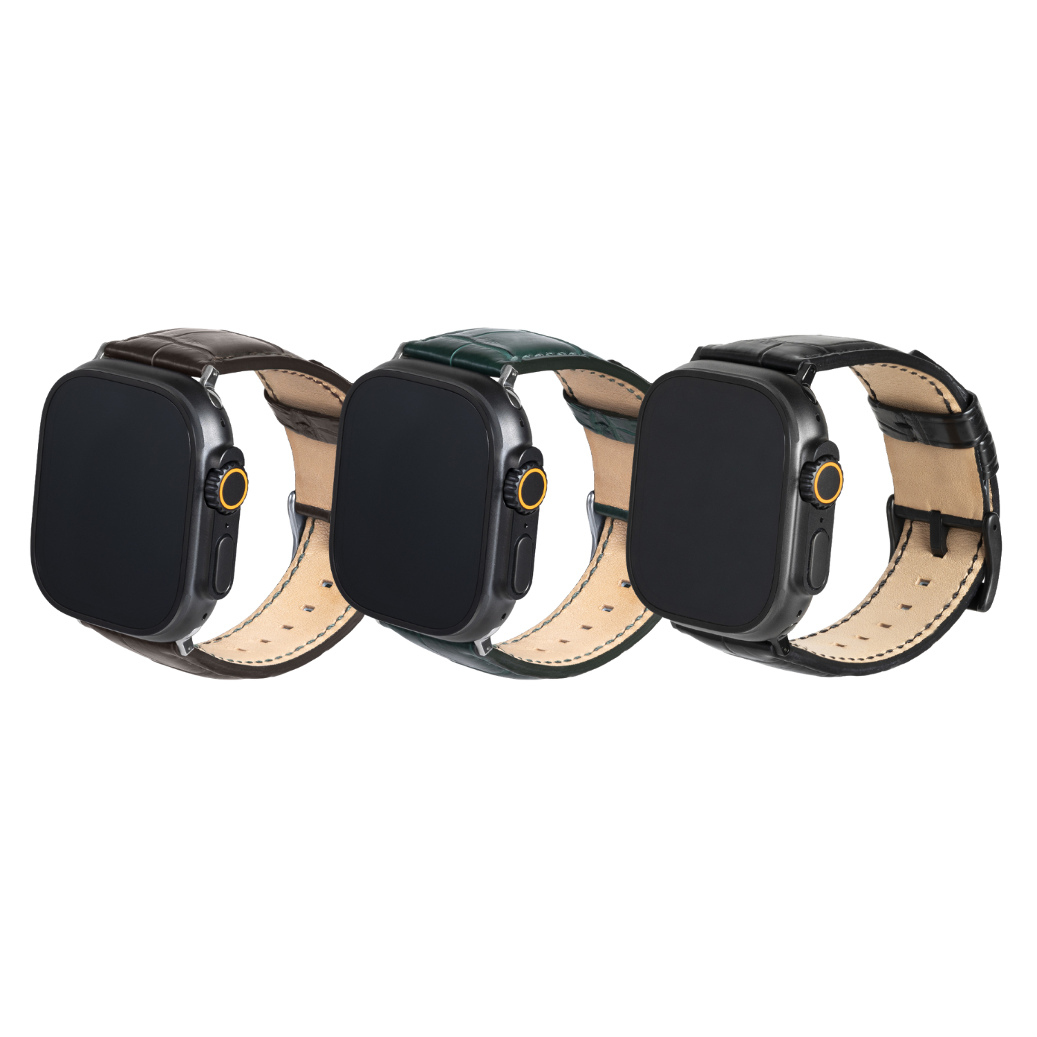 [HAGAN]Crocodile Leather Watchband