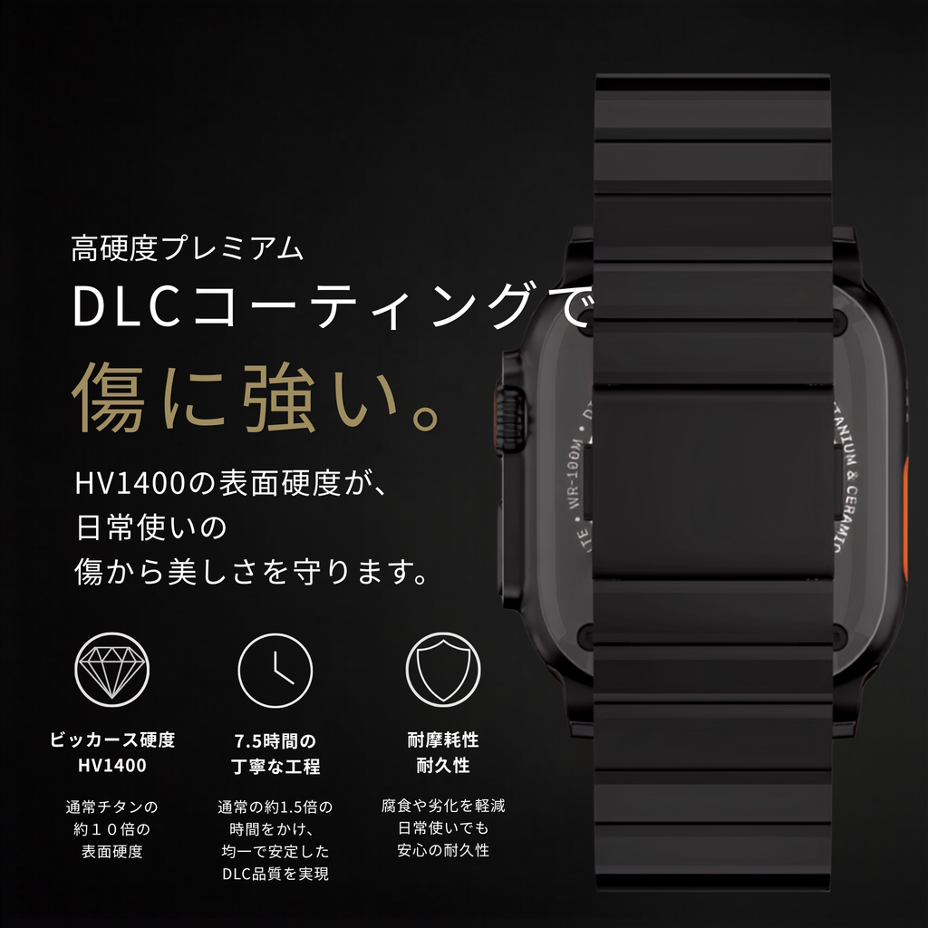 Titanium Band for Apple Watch Ultra(42mm-49mm)【予約販売商品7月中旬発送予定】