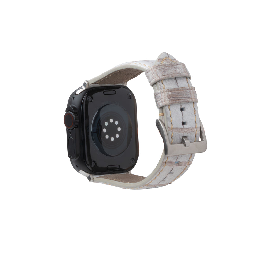[HAGAN]【数量限定】Crocodile Leather AppleWatchband Himaraya