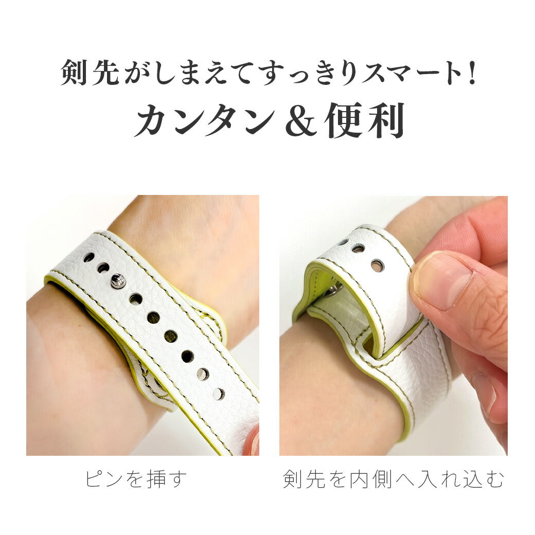 [OBLAVVA]Bright LEATHER BAND