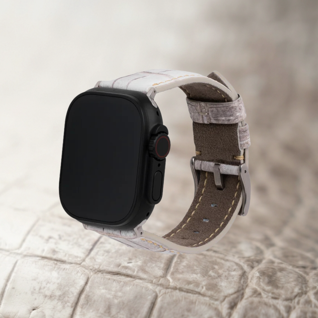 [HAGAN]【数量限定】Crocodile Leather AppleWatchband Himaraya