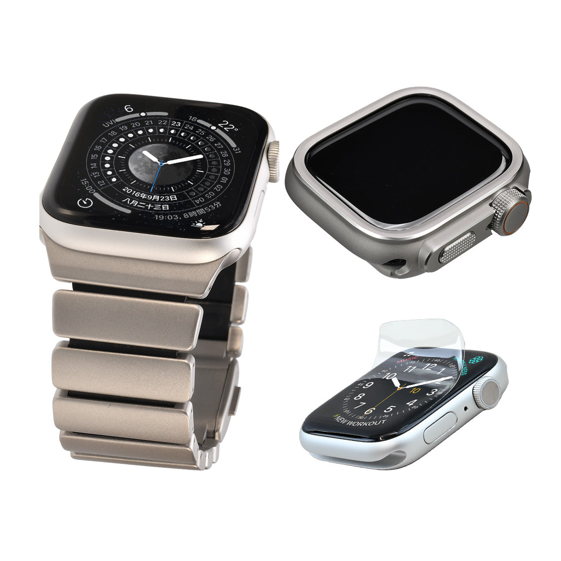 【SOLID】 Titanium neo for Apple Watch