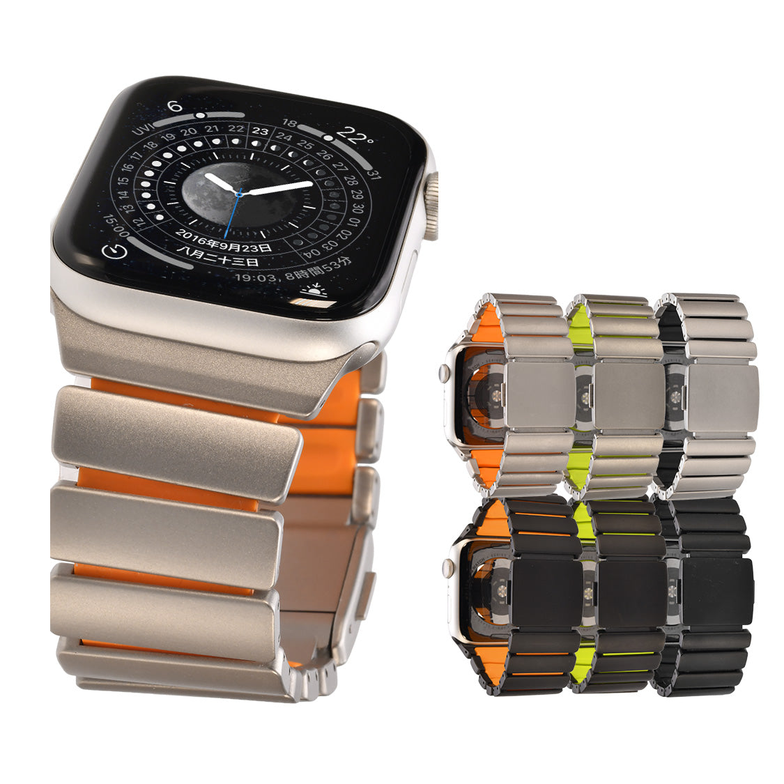 【SOLID】 Titanium neo for Apple Watch